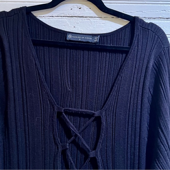 Fashion to Figure Long Duster Sweater - Picture 4 of 6